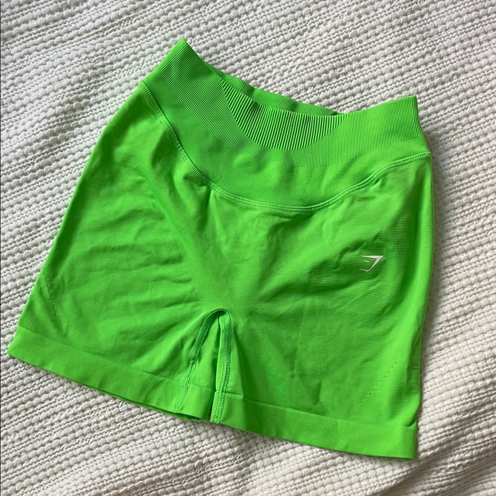 Gymshark Bright Lime Seamless Training Shorts